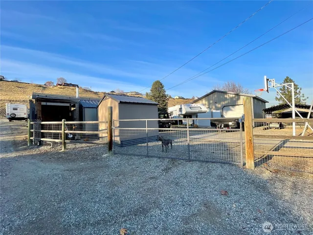 a car parked in front of a house