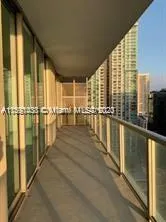 a view of balcony with seating space