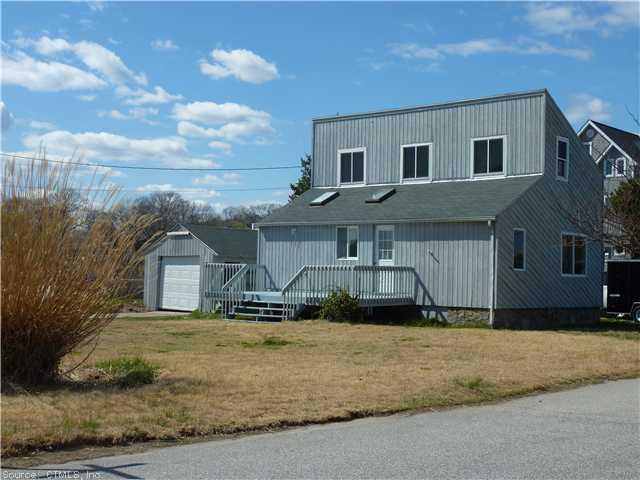 111 Jupiter Point Road Groton, CT 06340 - Photo 1 of 1 Exterior Front. Year-round contemporary home on large lot at across from the water.