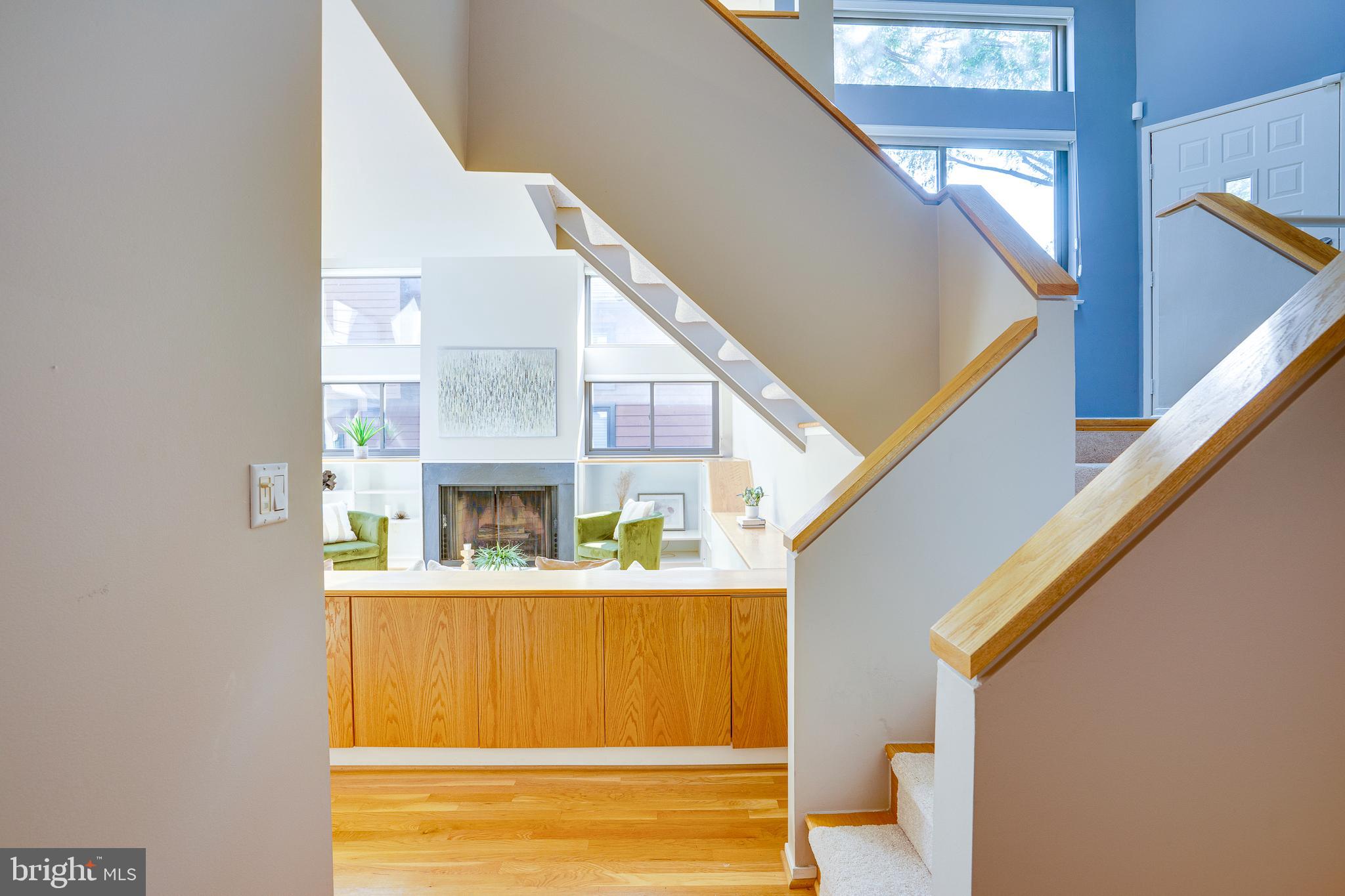 2148 South Bay Lane Reston, VA 20191 - Photo 16 of 73 a view of living room with furniture and fireplace