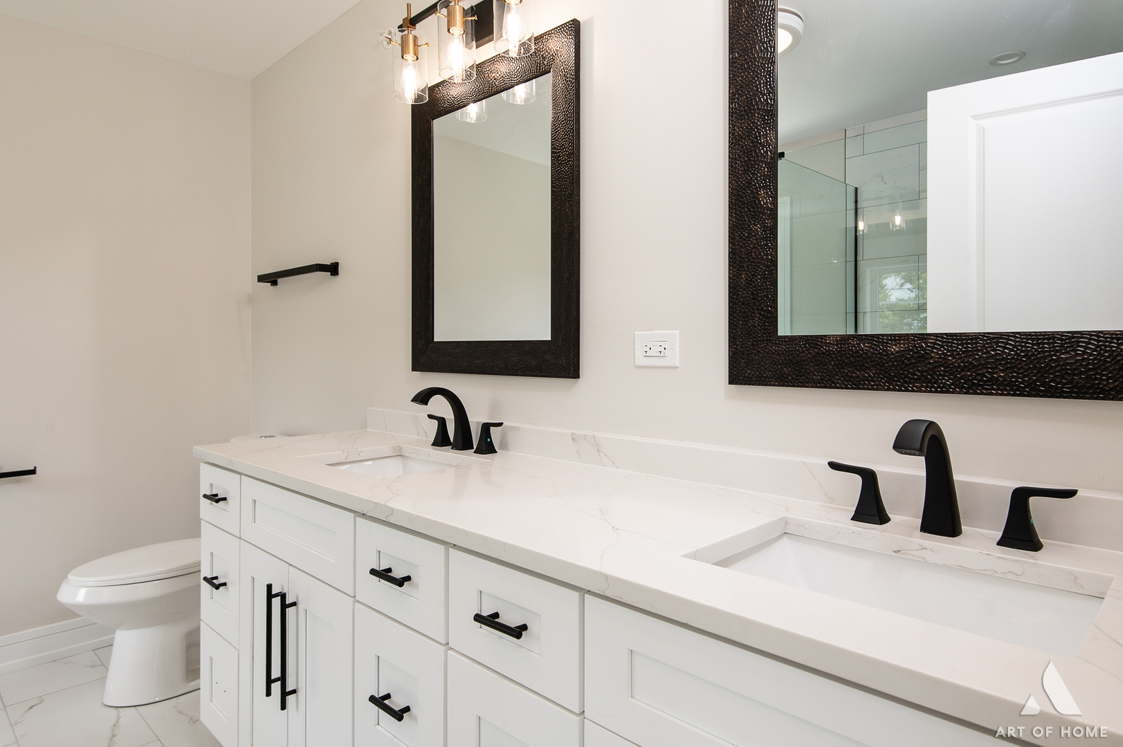 7957 West 73rd Place Bridgeview, IL 60455 - Photo 21 of 40 a bathroom with a sink and a mirror