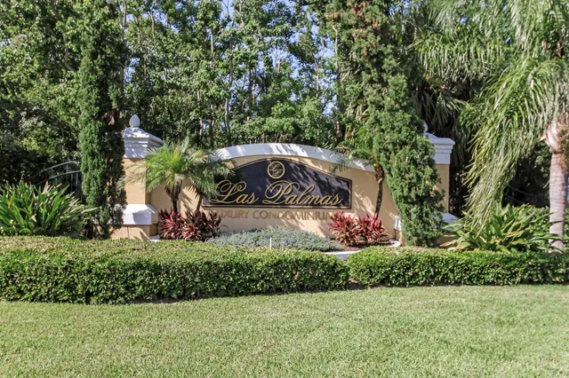 a view of a garden with an outdoor space