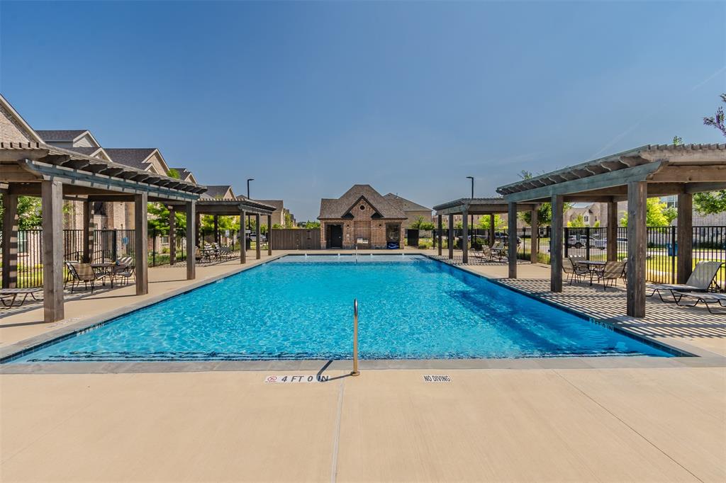 682 Vista Oaks Road Lewisville, TX 75067 - Photo 37 of 38 an outdoor view with patio