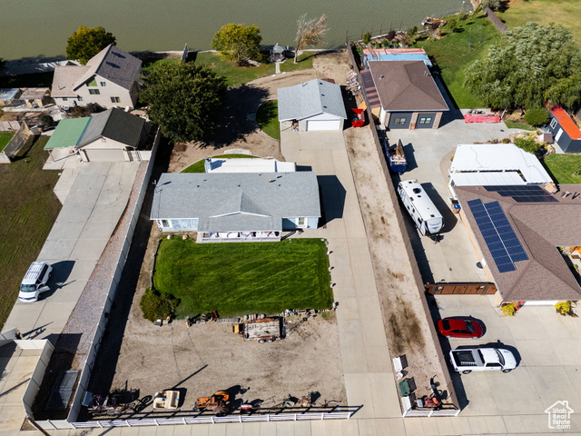 12958 South 300 East Draper, UT 84020 - Photo 8 of 38 Aerial perspective of suburban area featuring a nearby body of water