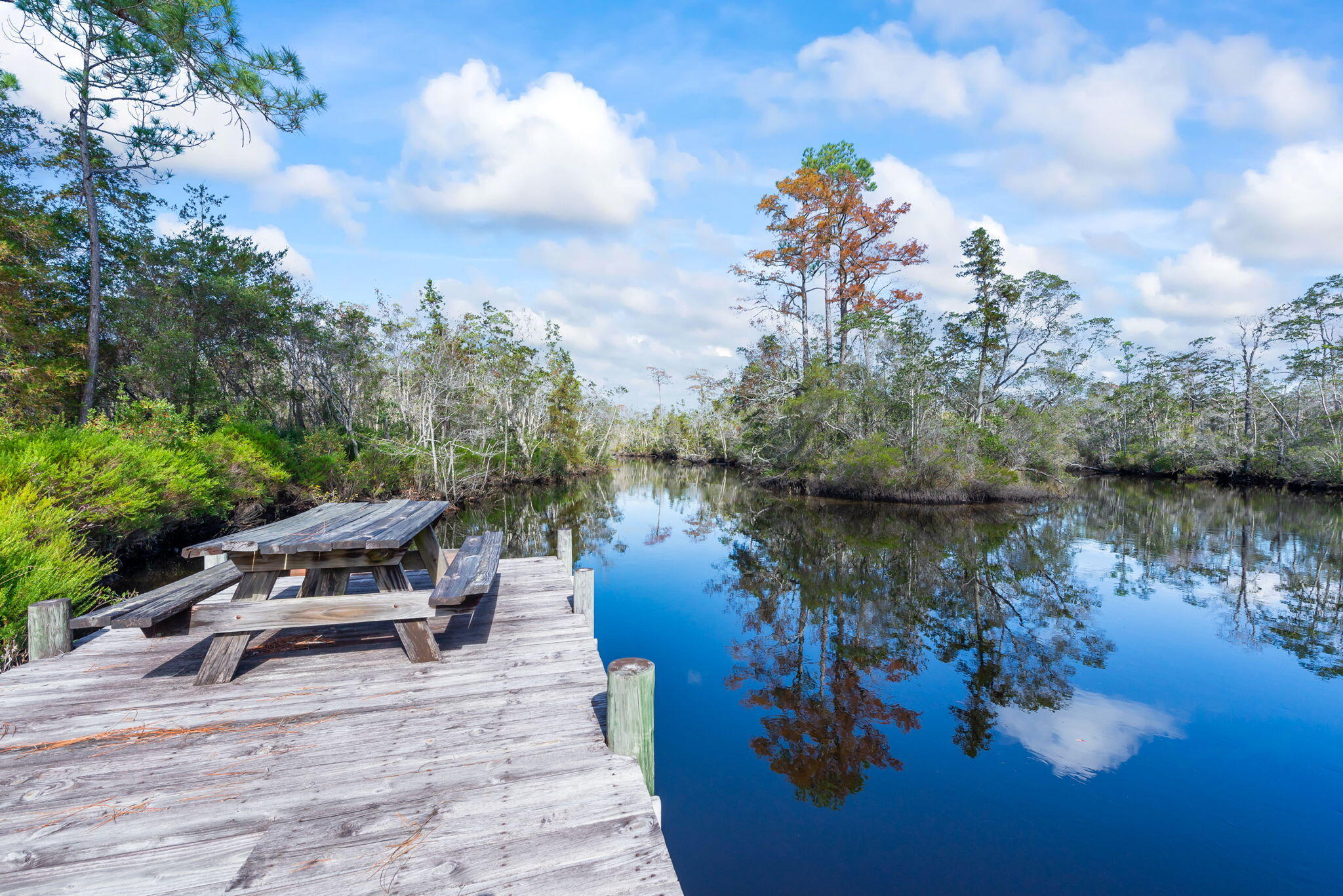 9524 Bone Bluff Drive Navarre, FL 32566 - Photo 11 of 68 Dock to East Bay River