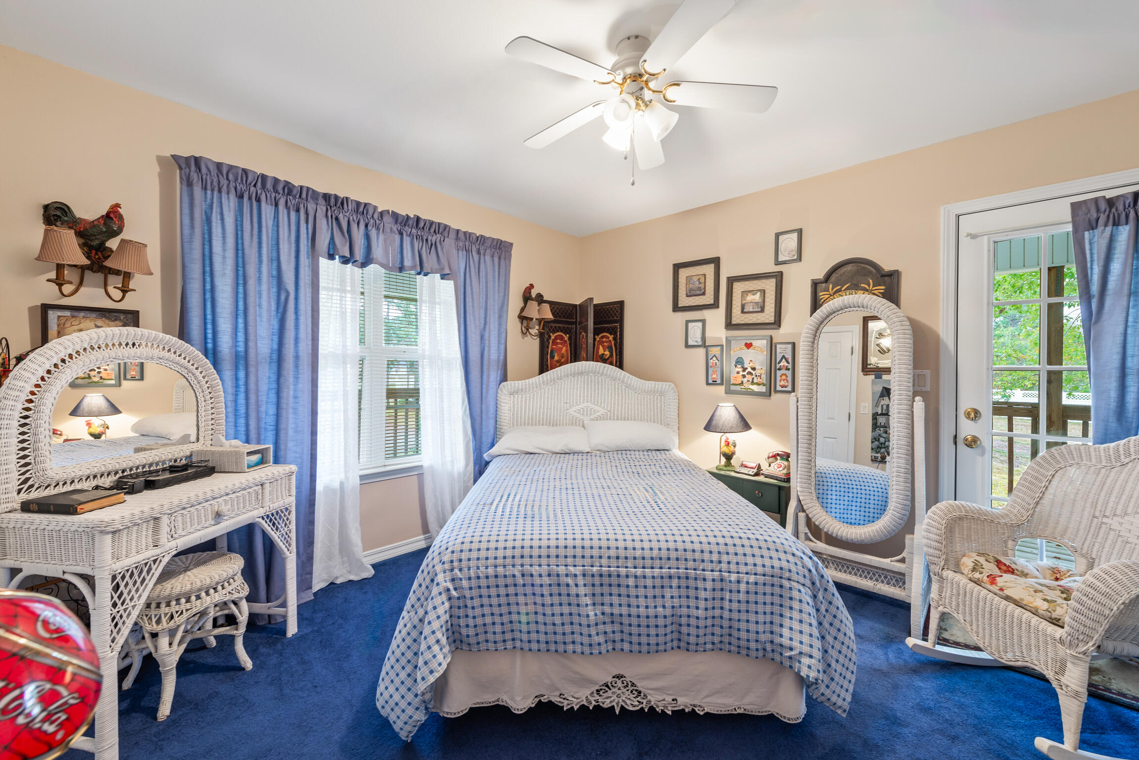 9524 Bone Bluff Drive Navarre, FL 32566 - Photo 44 of 68 a bedroom with a bed a window and dresser