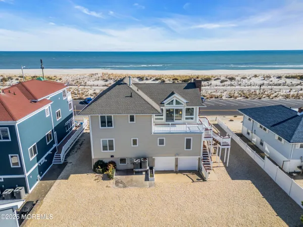 a view of beach and ocean