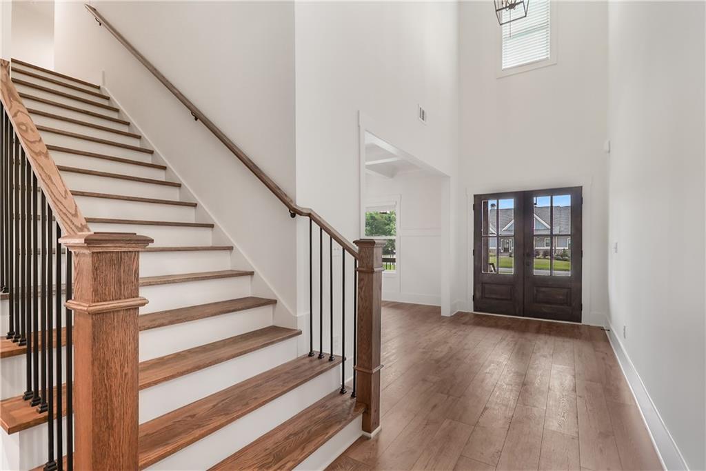 2113 Stonegate Way Monroe, GA 30656 - Photo 10 of 43 a view of entryway with wooden floor