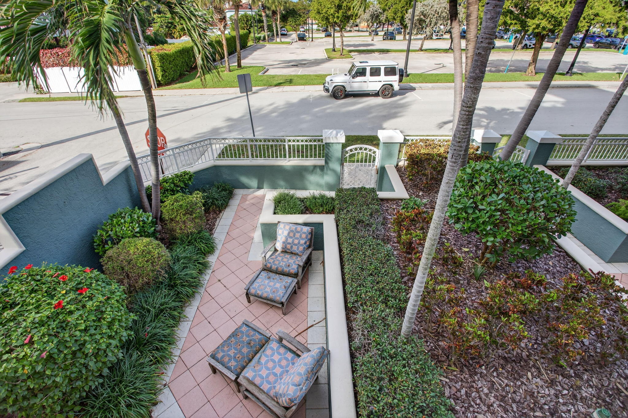 2051 Southeast 3rd Street, Unit TH8 Deerfield Beach, FL 33441 - Photo 44 of 58 a view of yard from a patio