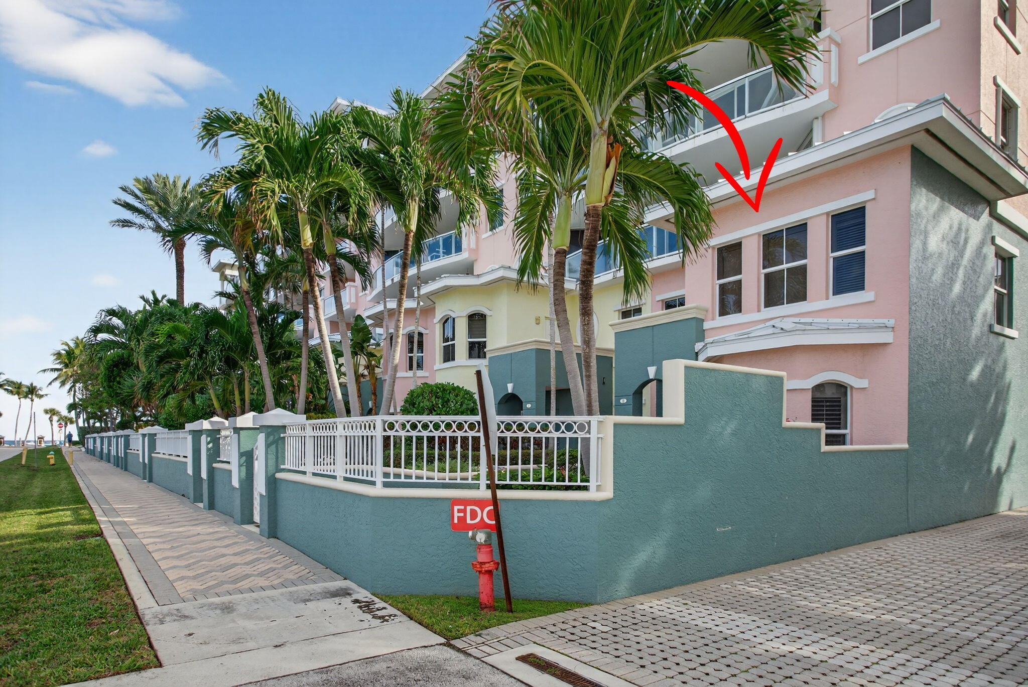 2051 Southeast 3rd Street, Unit TH8 Deerfield Beach, FL 33441 - Photo 45 of 58 a view of a house with backyard and deck