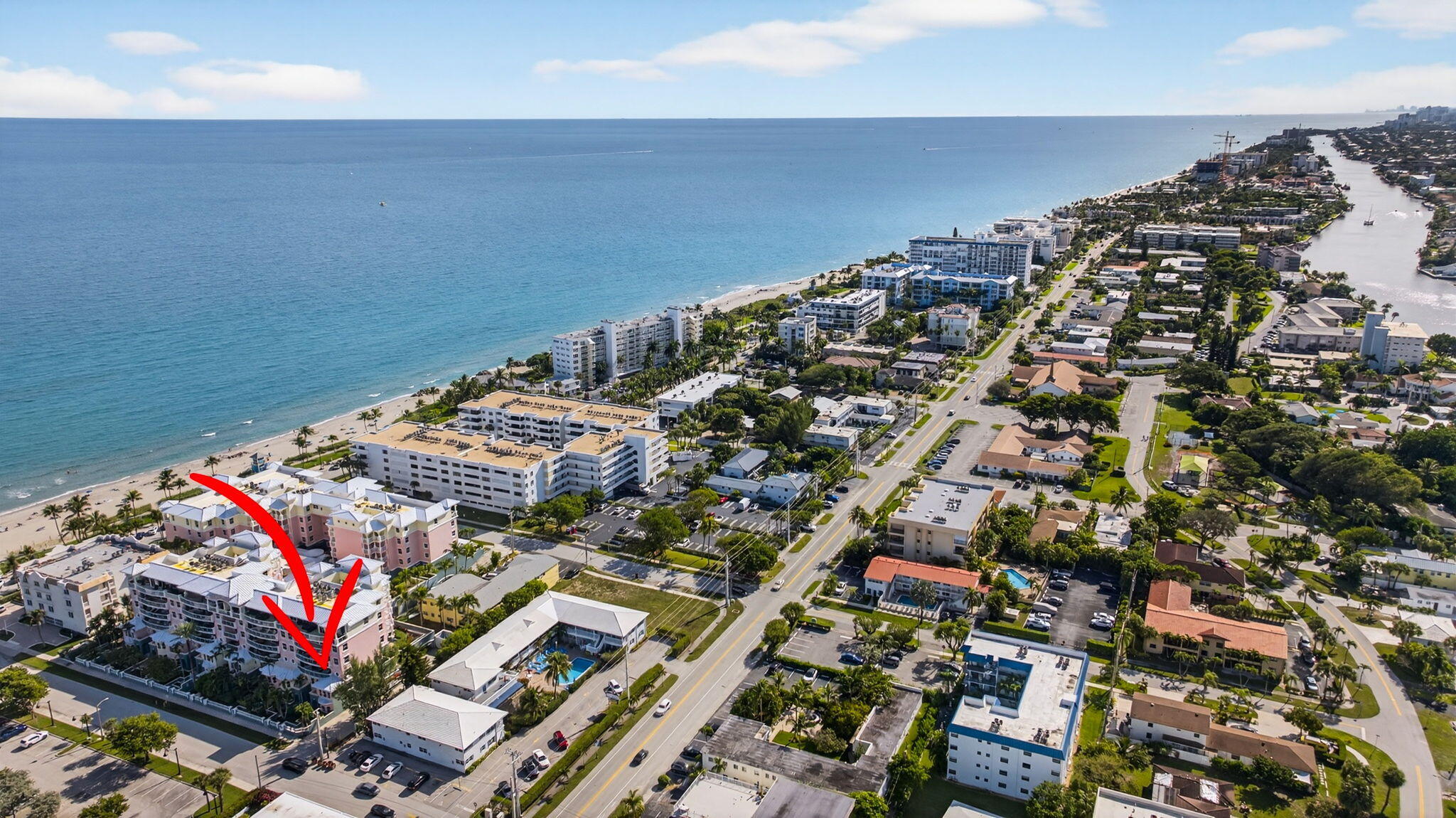 2051 Southeast 3rd Street, Unit TH8 Deerfield Beach, FL 33441 - Photo 52 of 58 an aerial view of a city