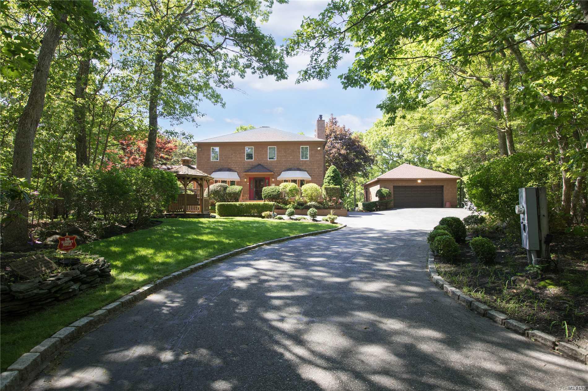 flag lot driveway to home