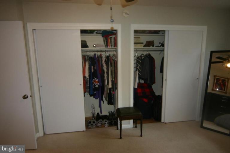 8231 Tory Road, Unit 155 Springfield, VA 22152 - Photo 12 of 22 Double closets in master bedroom