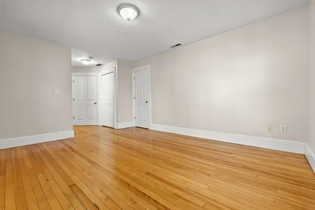 wooden floor in an empty room