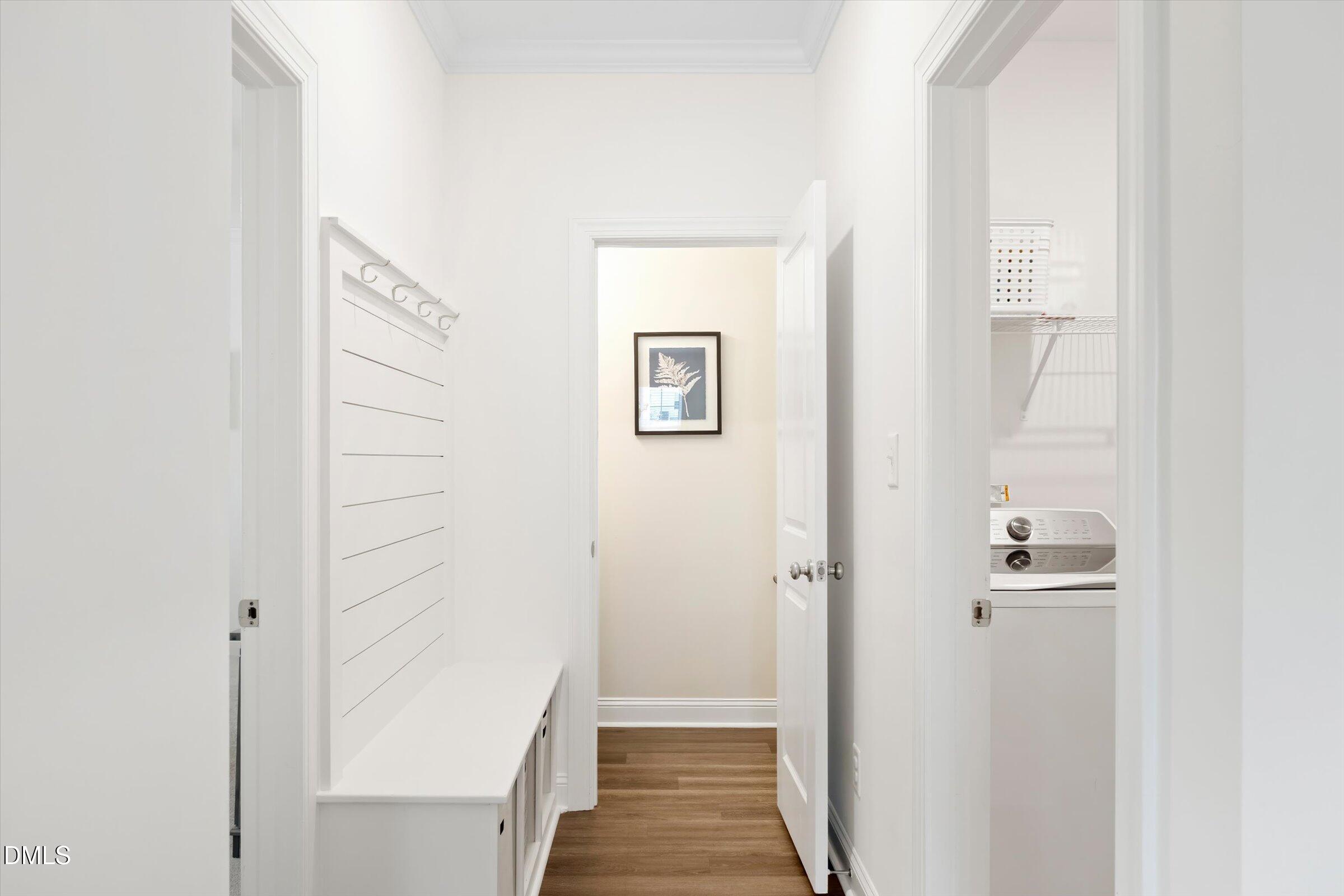 116 Nairn Street Fayetteville, NC 28311 - Photo 18 of 56 a view of a hallway with wooden floor