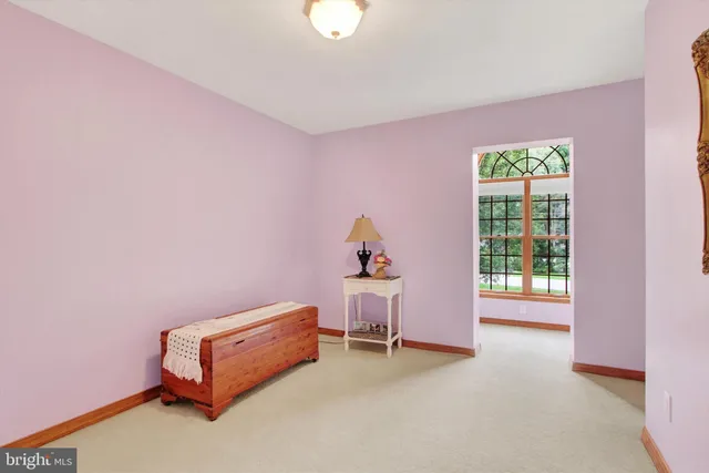 a room with a window