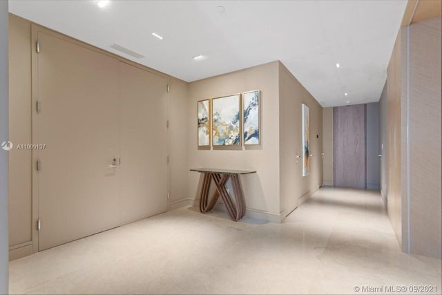 a view of hallway with stairs