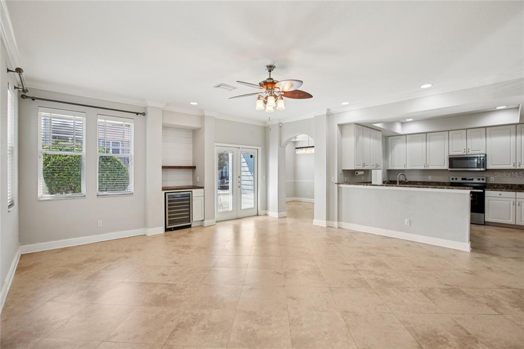 270 Cleveland Avenue Southwest Largo, FL 33770 - Photo 5 of 35 a view of kitchen with refrigerator stove and wooden floor