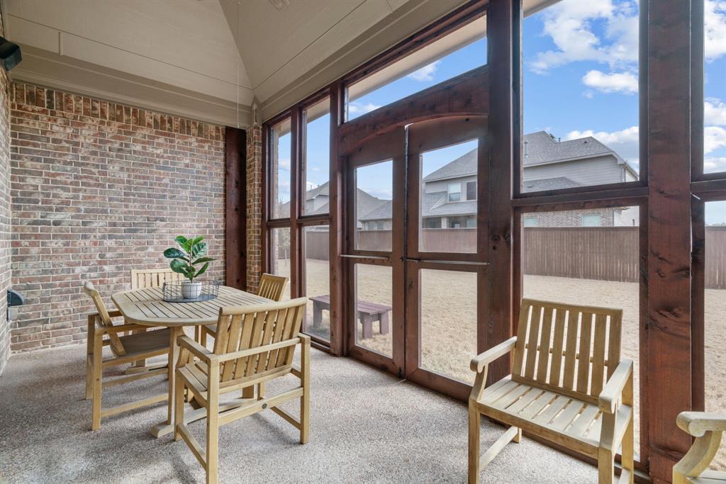 2500 Strathfield Lane Trophy Club, TX 76262 - Photo 30 of 34 Screened porch to enjoy the summer breeze