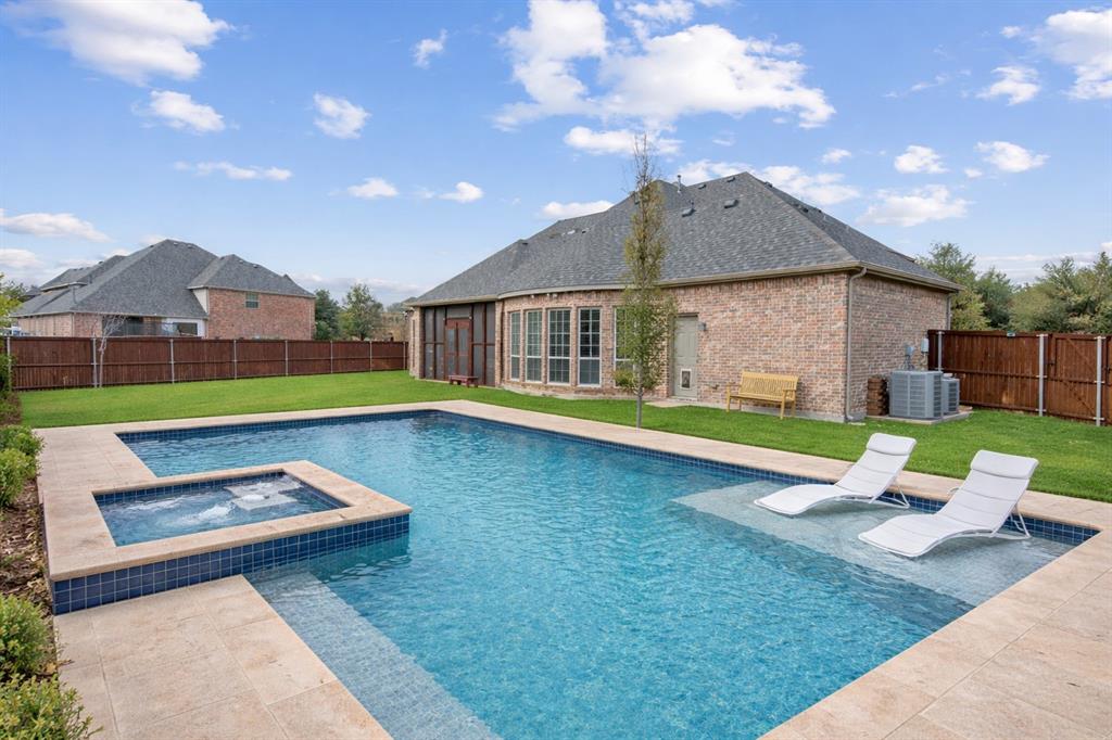 2500 Strathfield Lane Trophy Club, TX 76262 - Photo 33 of 34 Pool rendering.... virtual view. The yard is perfect for an outdoor oasis.