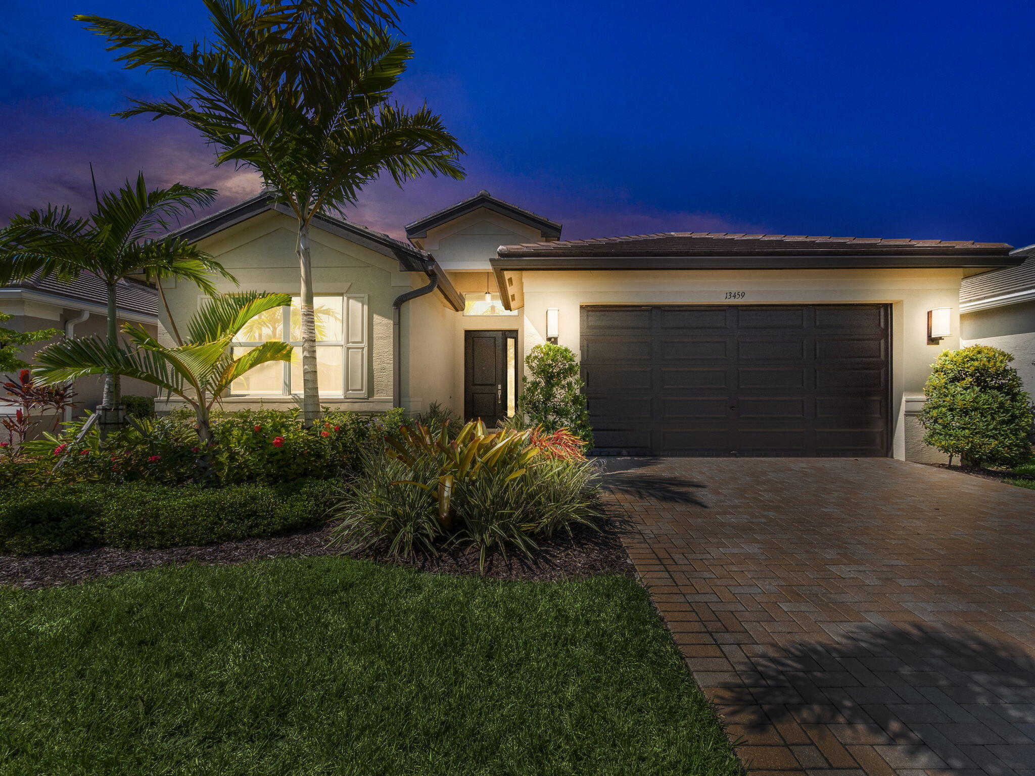 13459 Southwest Green Delta Road Port St. Lucie, FL 34987 - Photo 1 of 100 Front Exterior Twilight