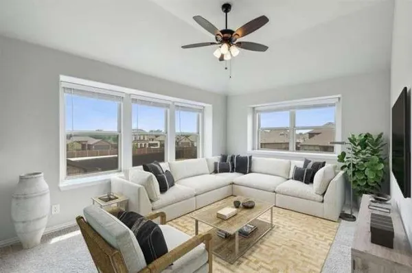 a kitchen with stainless steel appliances granite countertop a refrigerator a sink dishwasher a oven with white cabinets and wooden floor