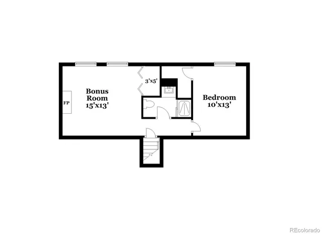 a picture of a wall with a bench in it