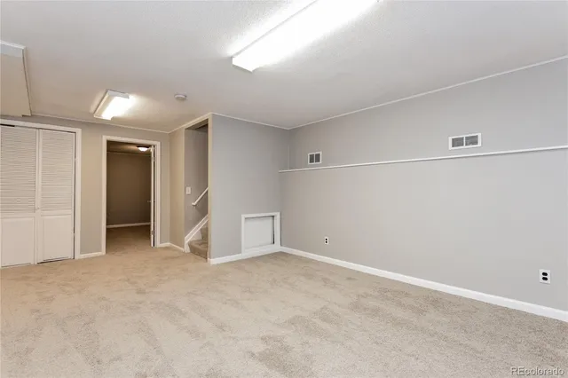 a view of an empty room