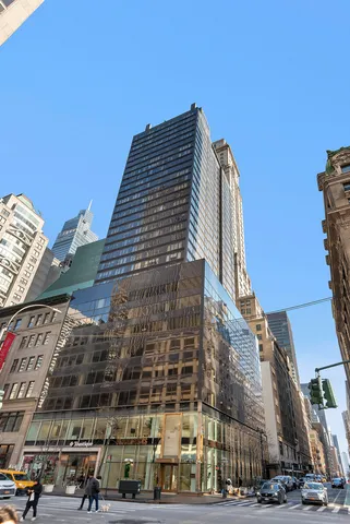 a view of a city with tall buildings