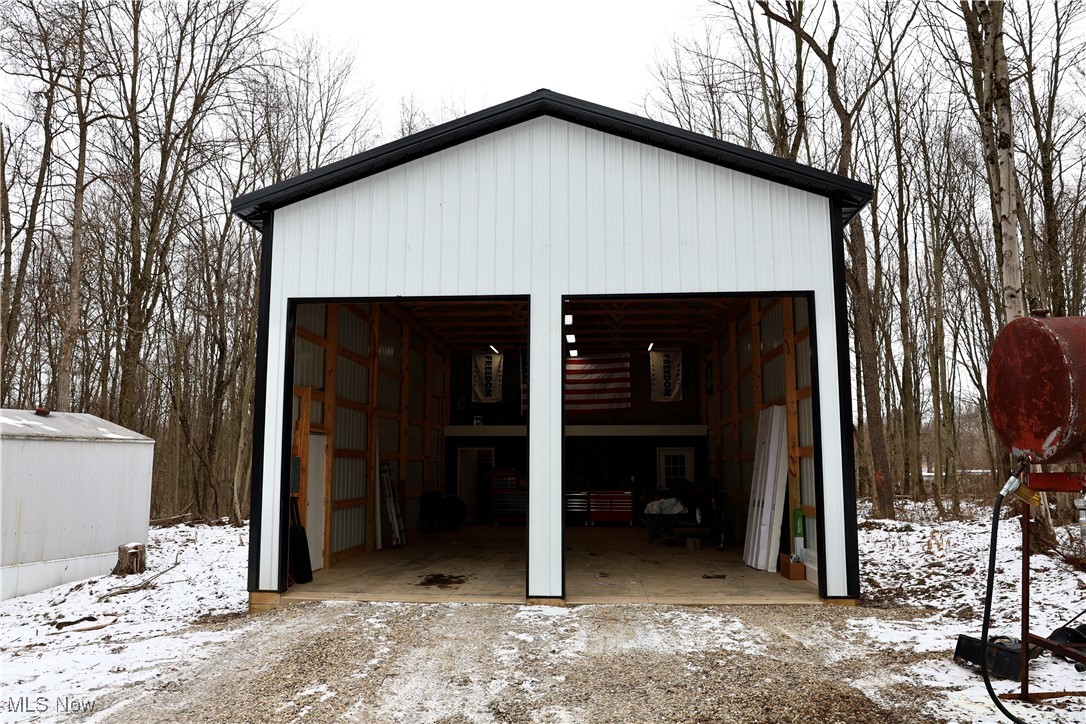 29311 Rabbit Ridge Road Howard, OH 43028 - Photo 22 of 39 entrance of pole barn