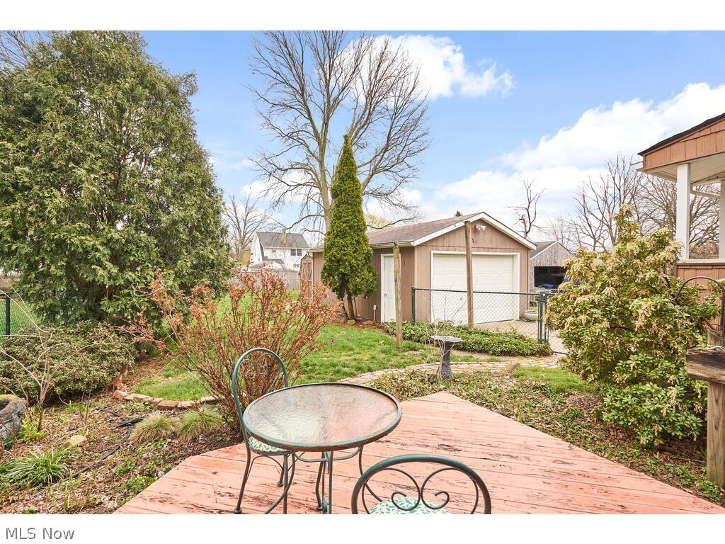 671 Ranney Street Akron, OH 44310 - Photo 24 of 27 Small deck and great fenced in back yard!