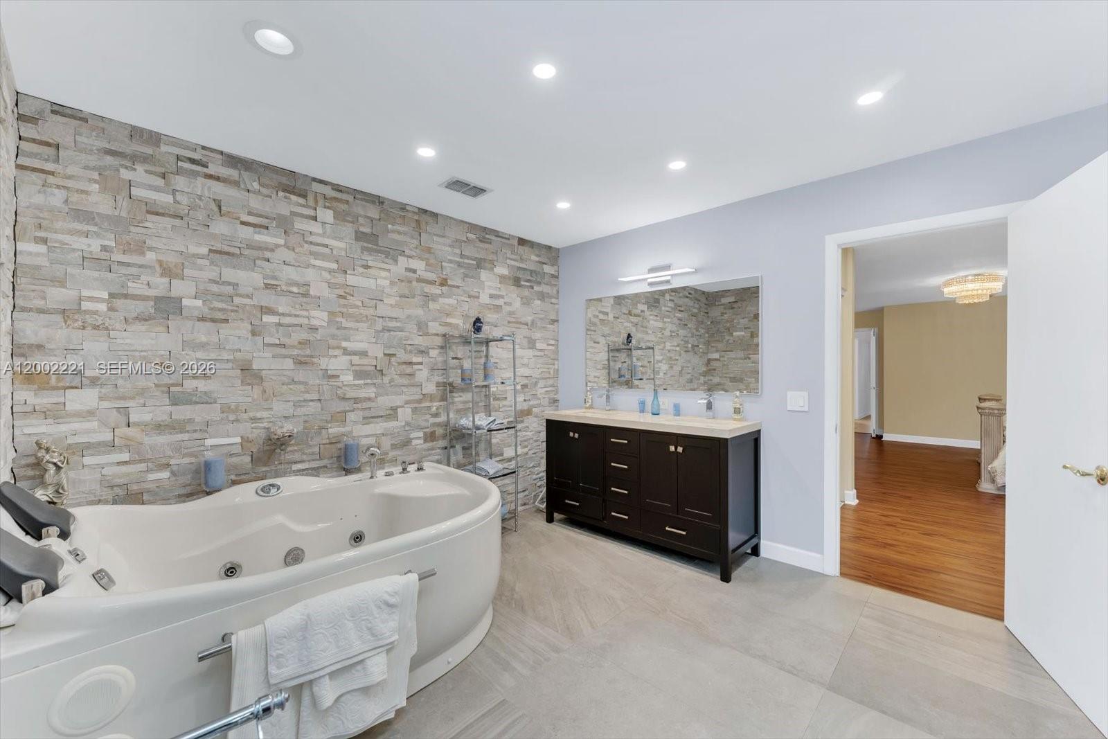 9941 Southwest 143rd Street Miami, FL 33176 - Photo 20 of 48 Updated main bathroom