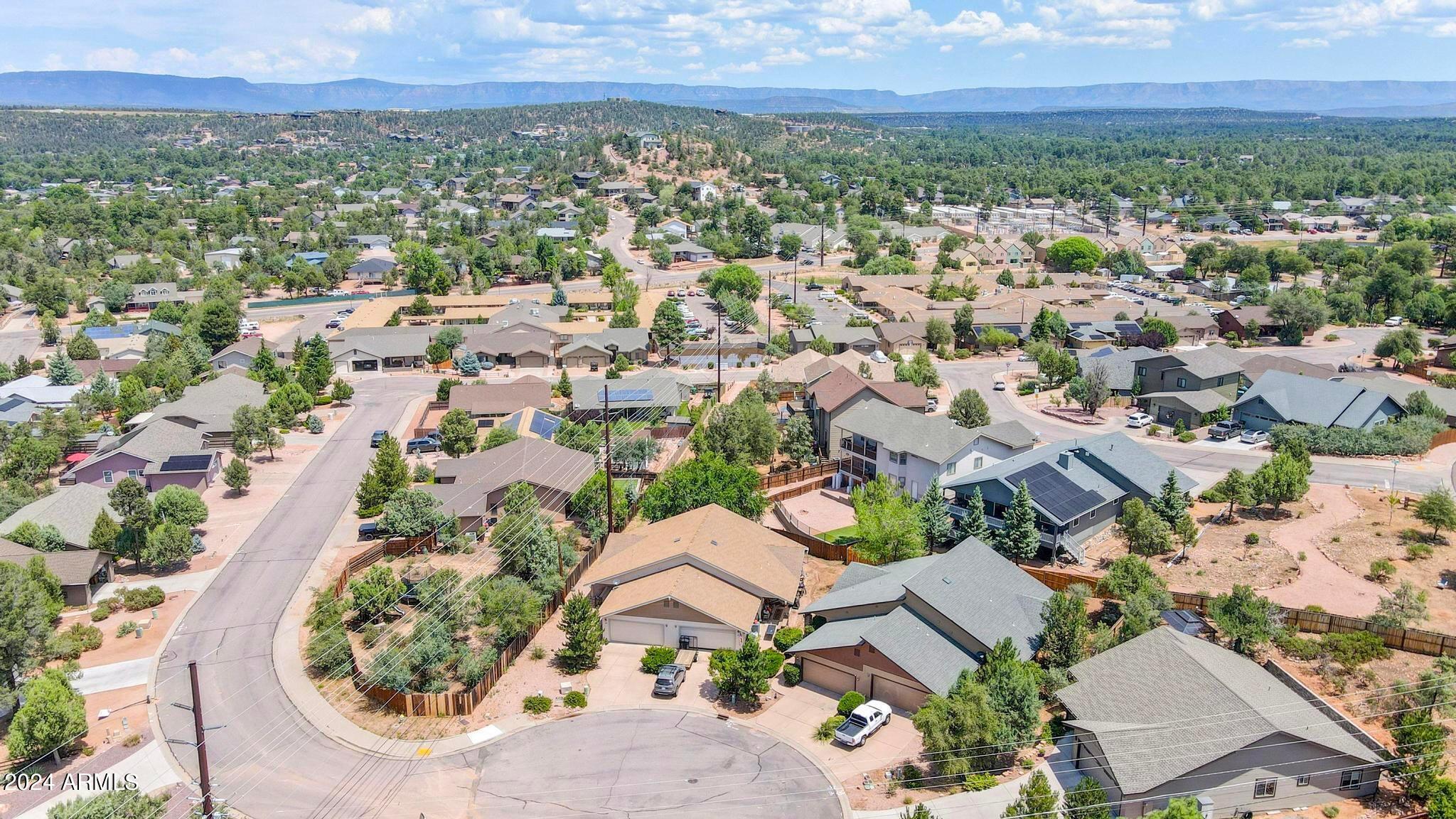 315 South Golden Bear Point Payson, AZ 85541 - Photo 28 of 29 an aerial view of residential houses with outdoor space