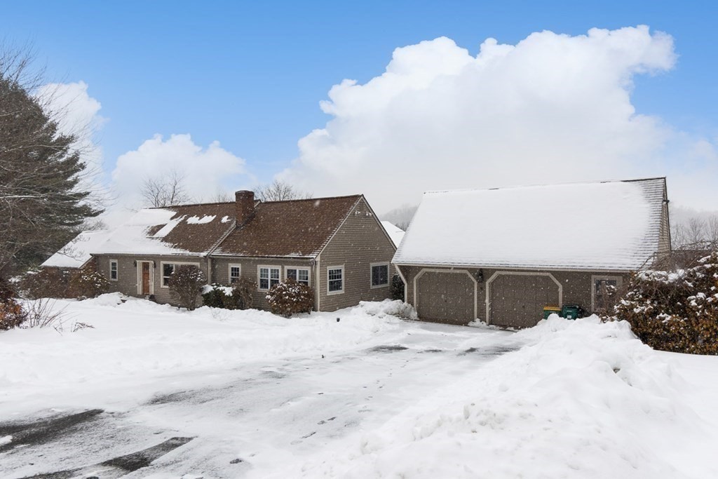 a view of a covered with snow in the snow