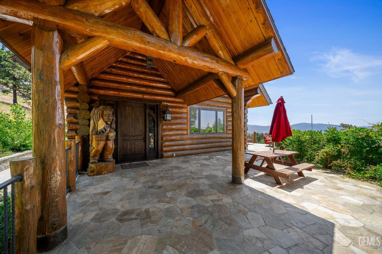 a view of outdoor space and deck