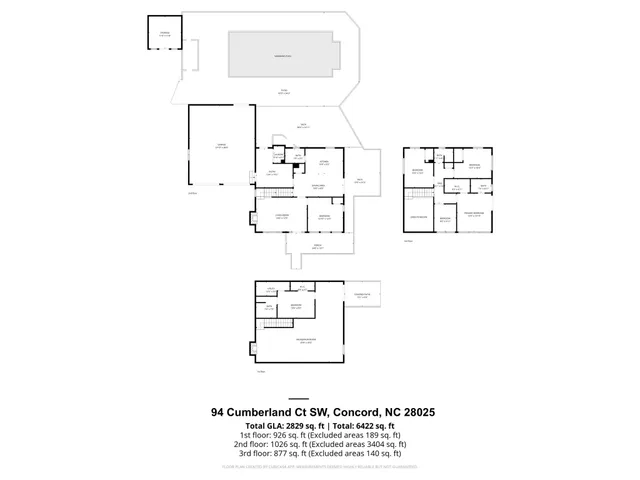 $600,000 | 94 Cumberland Court Southwest, Concord, NC 28025
