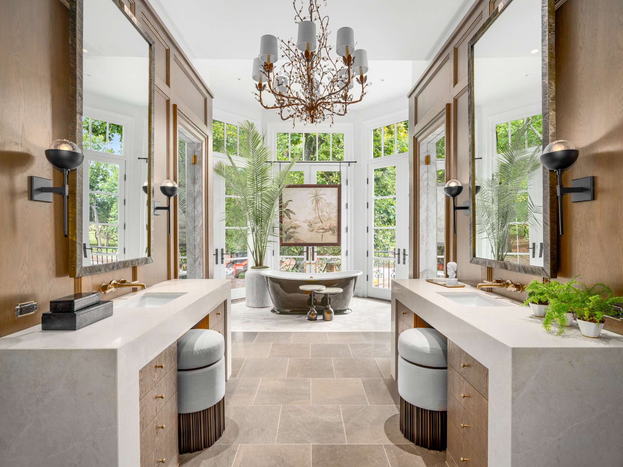 1358 Page Road Nashville, TN 37215 - Photo 12 of 35 a large living room with a large window