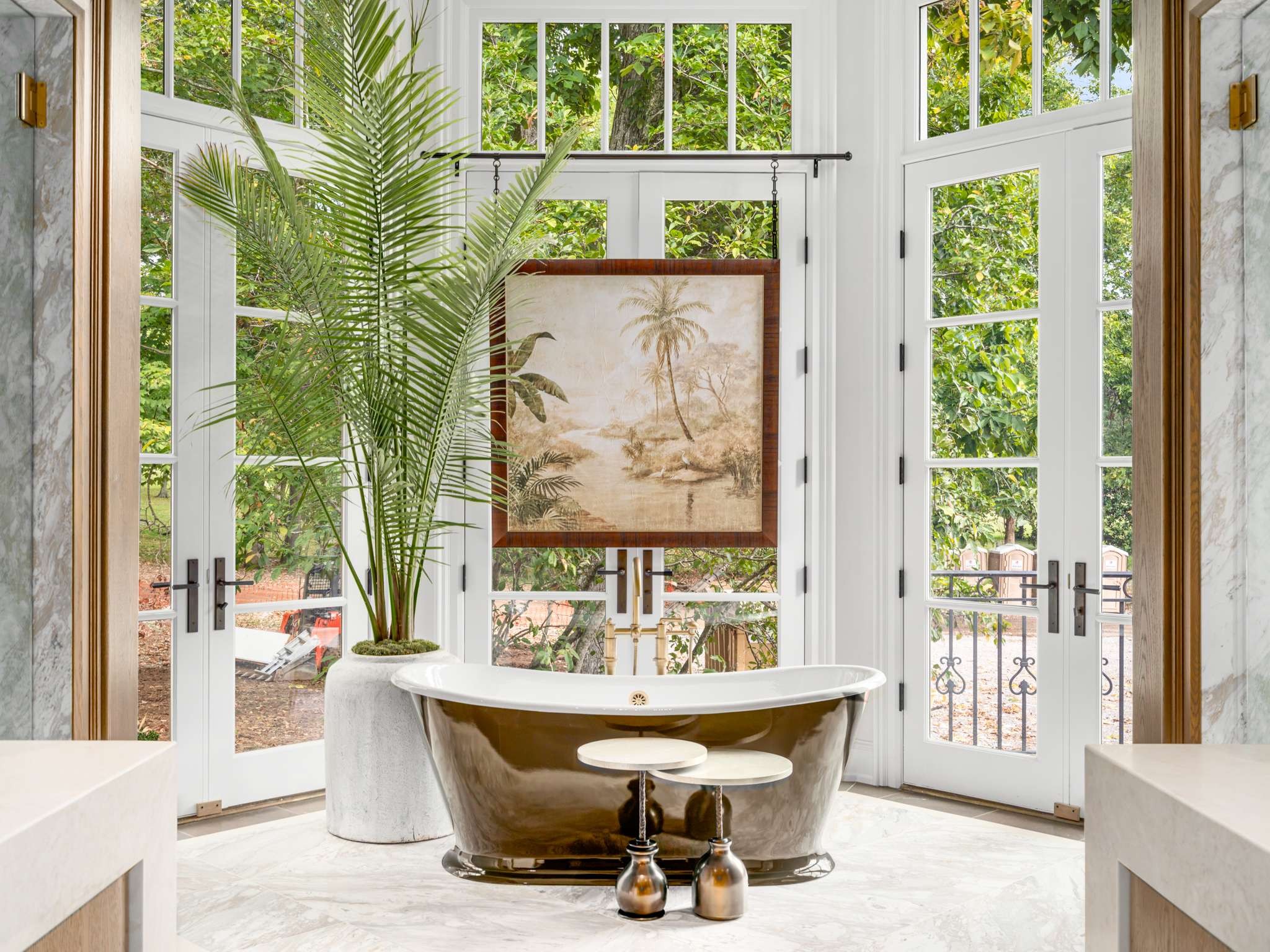 1358 Page Road Nashville, TN 37215 - Photo 13 of 35 a living room with a large window and a table