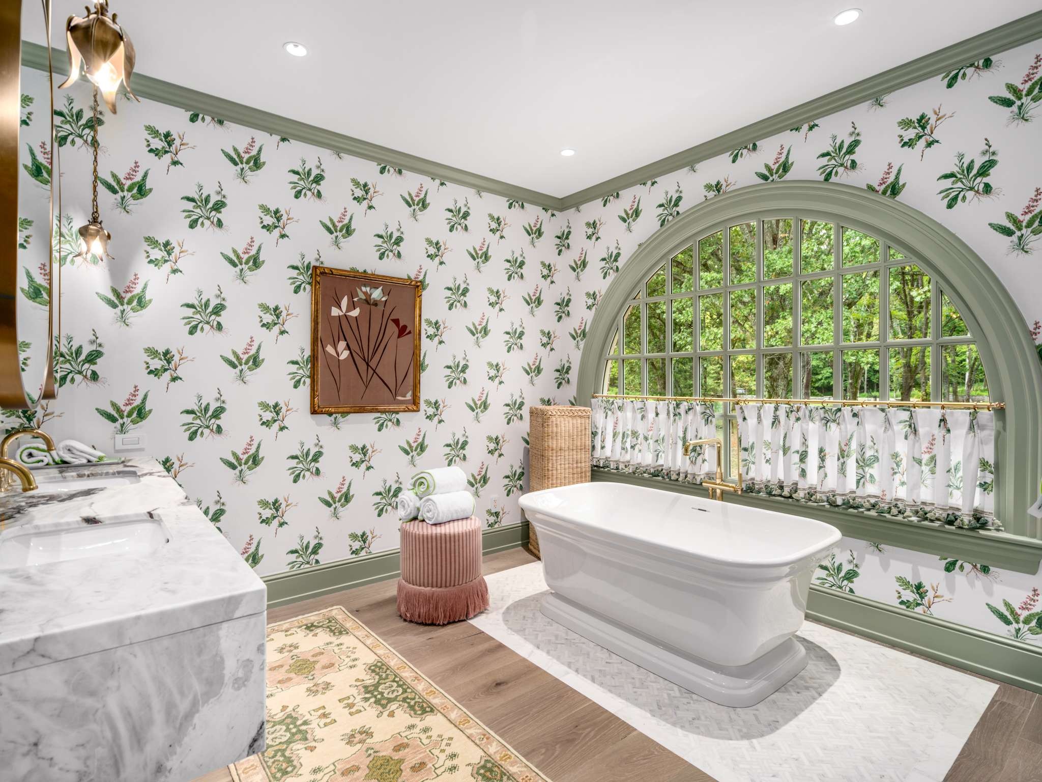 1358 Page Road Nashville, TN 37215 - Photo 28 of 35 a bathroom with a bathtub and a shower