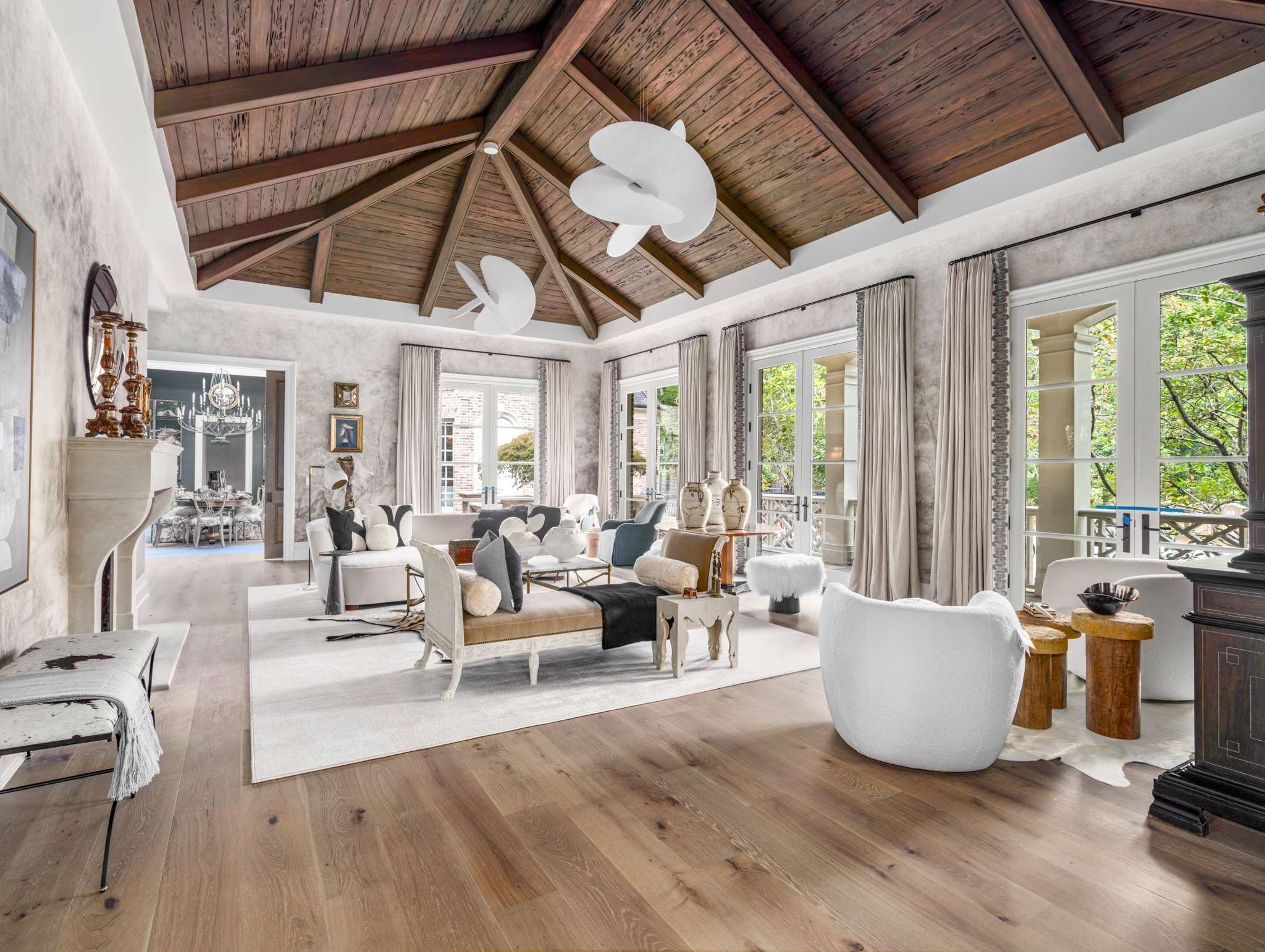 1358 Page Road Nashville, TN 37215 - Photo 9 of 35 a living room with furniture and a large window