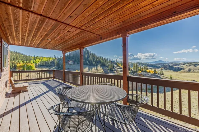a view of a wooden bridge