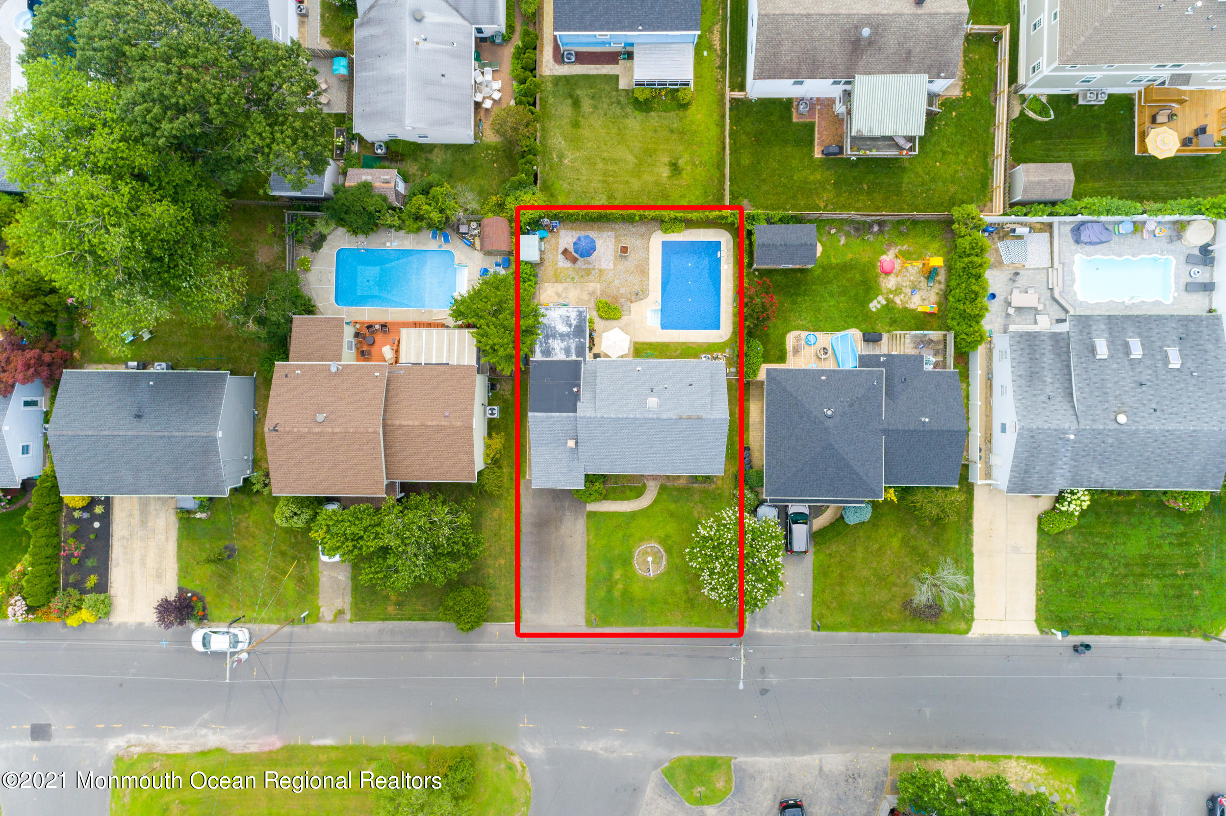 1526 Treeneedle Road Point Pleasant, NJ 08742 - Photo 24 of 26 Overhead Outline