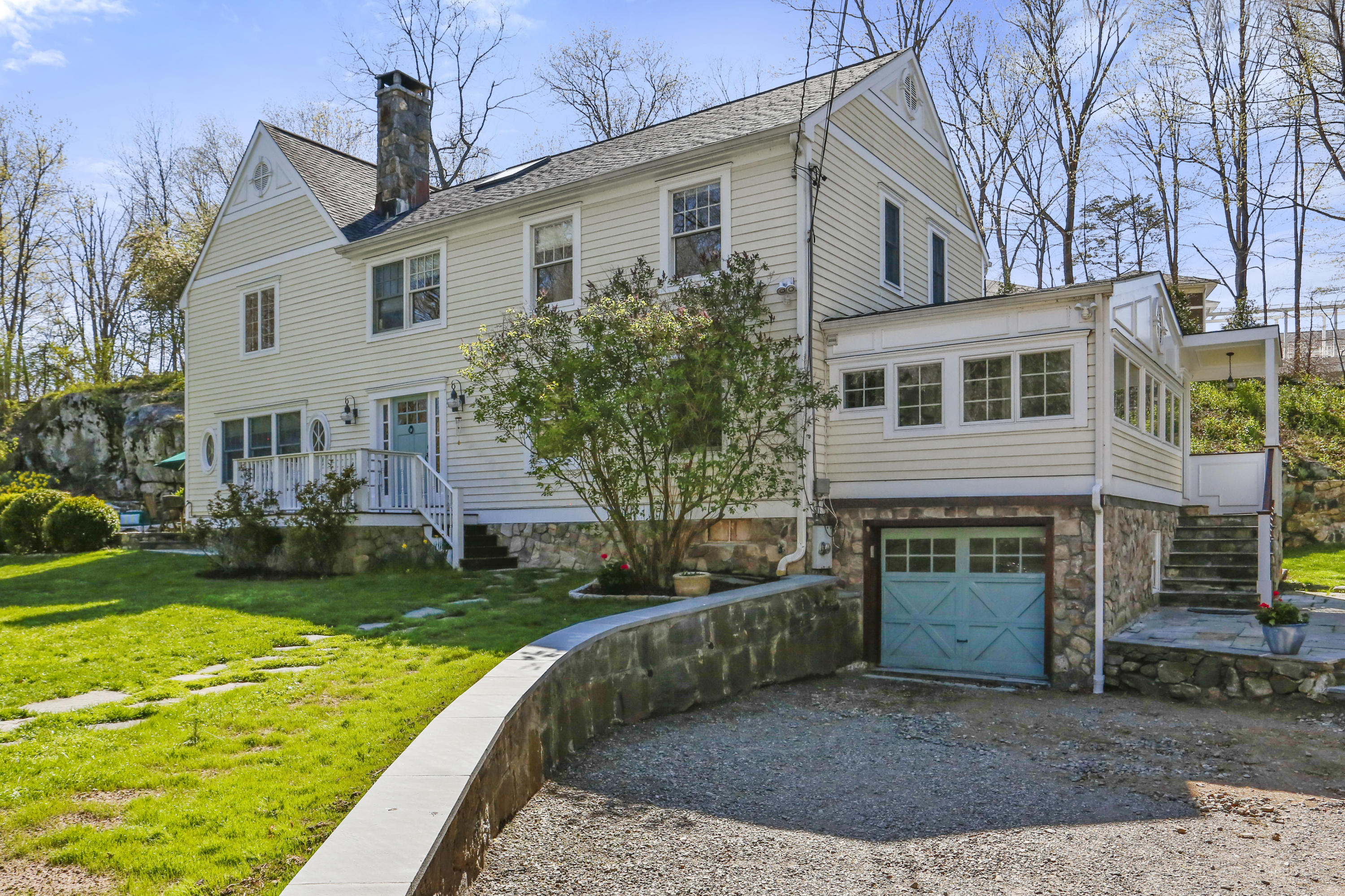 23 Fairmead Road Darien, CT 06820 - Photo 2 of 47 a front view of a house with garden