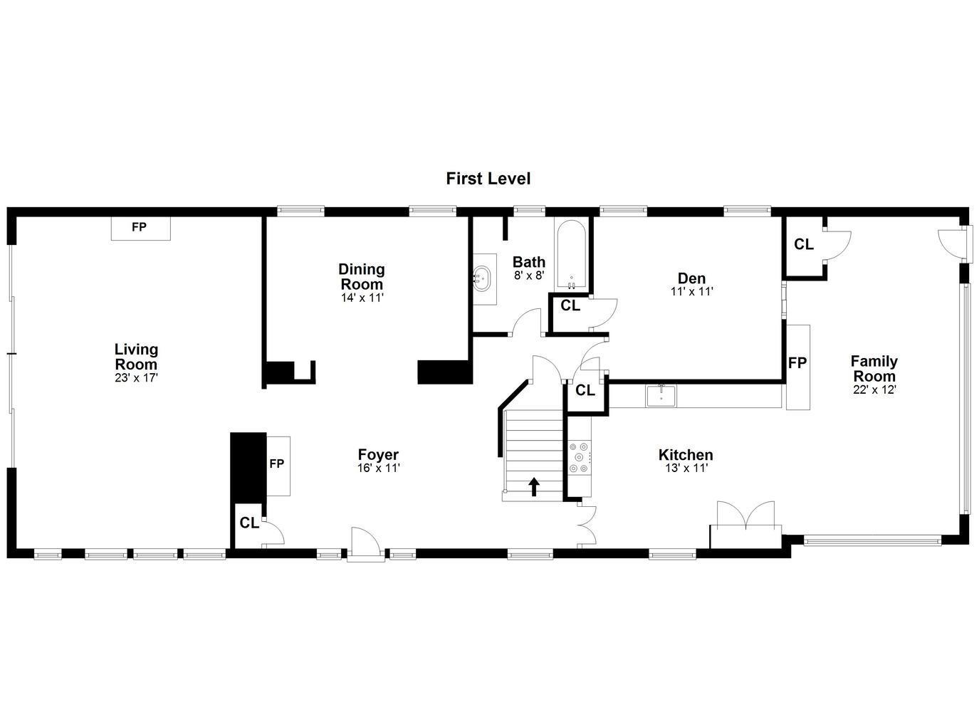 23 Fairmead Road Darien, CT 06820 - Photo 45 of 47 a picture of a floor plan