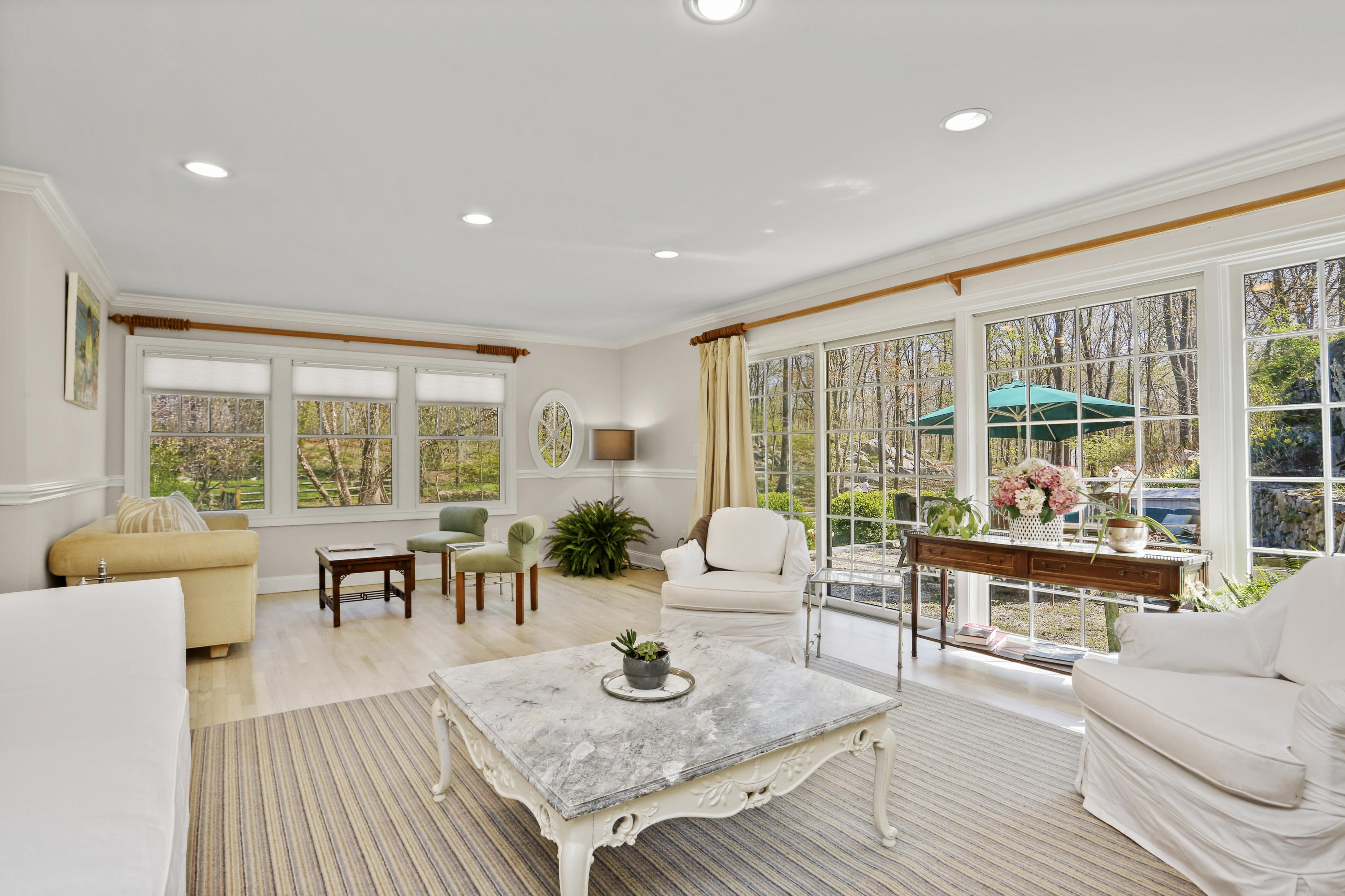 23 Fairmead Road Darien, CT 06820 - Photo 8 of 47 a living room with furniture and wooden floor