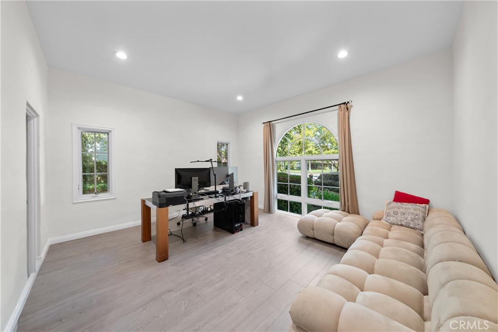 1591 Virginia Road San Marino, CA 91108 - Photo 35 of 74 a living room with furniture window and a flat screen tv