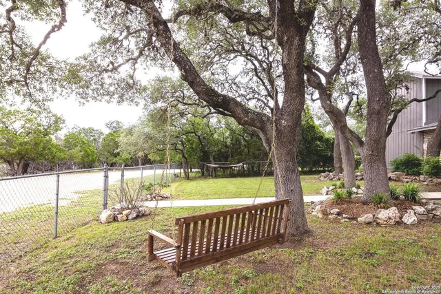 a view of swimming pool with mountain view
