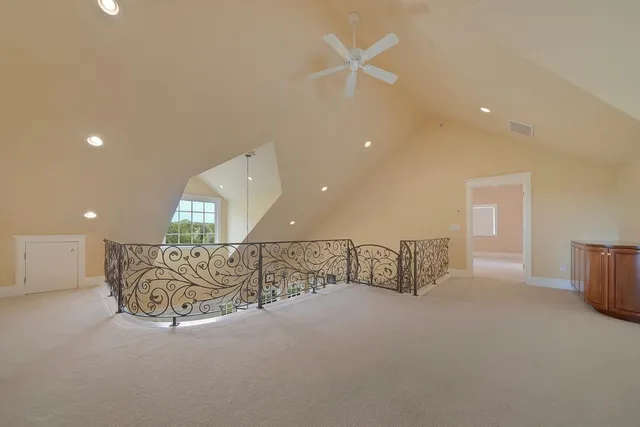 a view of swimming pool with a yard