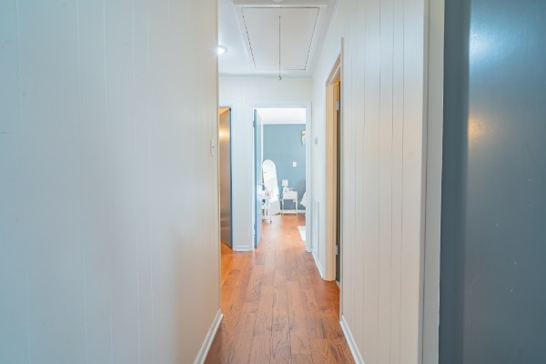 1689 Pleasant Ridge Road Huntland, TN 37345 - Photo 17 of 44 a view of a hallway with wooden floor
