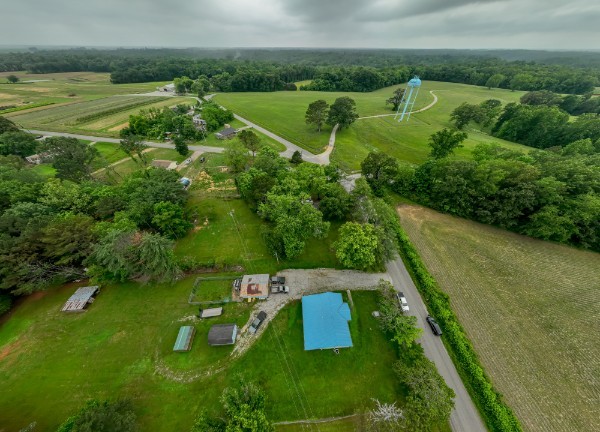 1689 Pleasant Ridge Road Huntland, TN 37345 - Photo 37 of 44 an aerial view of a house with a yard